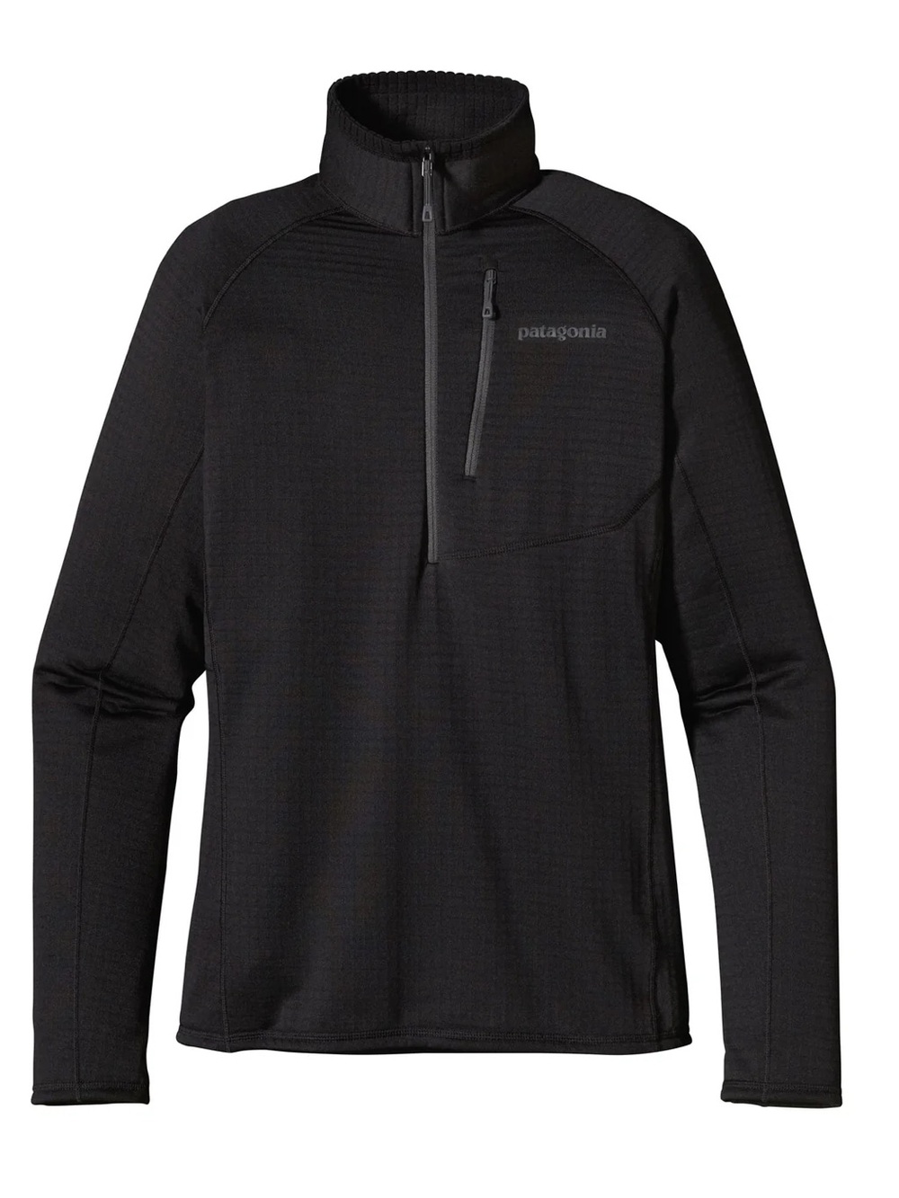 Patagonia Men’s Black R1 Quarter-Zip Pullover Medium